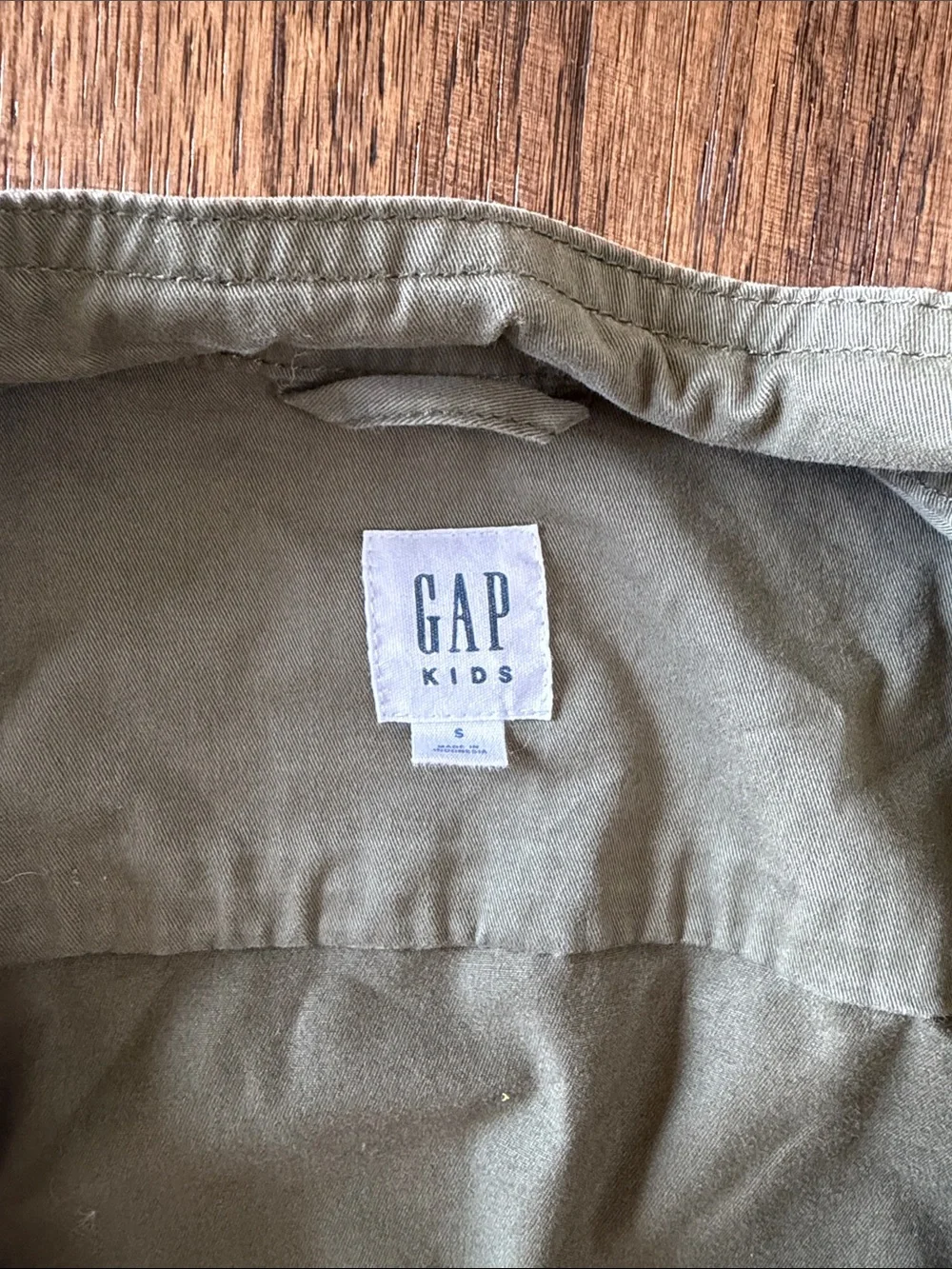 GAP Olive Green Utility Jacket for Kids